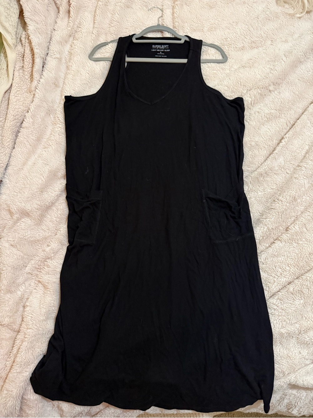 torrid Black Ribbed Sleeveless Tank Dress